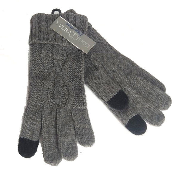 Cable Knit Gloves - G15 – Italian Bag And Moda Euro LTD
