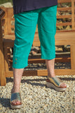 Trousers CAPRICE - SS21 NEW TROUSERS (ADDITIONAL COLOURS) - Vera Tucci OriginalsLondon Clothing 2 (26" waist / TURQUOISE