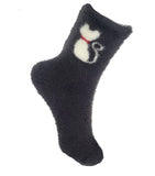 CAT DESIGN VERA TUCCI  WOMEN'S FLUFFY WINTER SOCKS RMD2305-07-01 NEW FOR AW23!