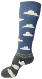 VERA TUCCI LUXURY WOMENS LONG SOCKS RMD2403-02-02 SHEEP FIELD