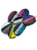 ALICE MULTI Halbmond-Geldbörse aus gefrästem Leder