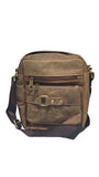 Tasche aus reinem Leder 02 Canvas-Riemen – CAM-23022C