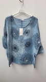 PEACOCK PATTERN COTTON TOP