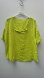 COTTON BUTTON DETAIL COLLAR TOP