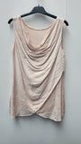 PLAIN COLS SIMPLE GATHERED LOOK VEST TOP
