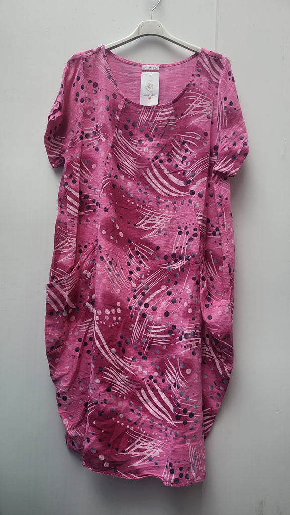 ABSTRACT PATTERN DRESS