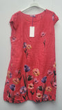 SLEEVELESS FLOWER PATTERN LINEN DRESS 3