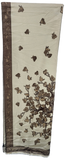 VERA TUCCI CASHMERE FEEL BUTTERFLY PATTERN PROVENCAL LOOK WINTER SCARF RMD2403-124-01