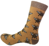 VERA TUCCI LUXURY MENS THERMAL SOCKS RMD2403-03-04 BIG BEES