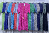 ROPE FRONT PATTERNED DRESS