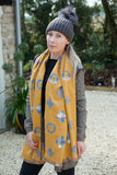 10 PACK OFFER -  LOUISE TRENDY CARD PATTERN CHECK SCARF RMD2007001 £2.50 EACH NSP £5.50
