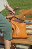 Leather Bag Lindsey Large Leather Bag - Vera Tucci OriginalsBags