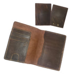 CARMEN - GENUINE HUNTER LEATHER PASSPORT HOLDER