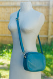 Leather Bag GEMMA - GENUINE LEATHER CAMERA BAG WITH TASSEL ZIP - Vera Tucci OriginalsBags