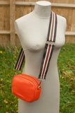 Leather Bag GEMMA - GENUINE LEATHER CAMERA BAG WITH TASSEL ZIP - Vera Tucci OriginalsBags