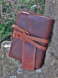 Journal Small Leather Bound Journal Plain Design - Vera Tucci OriginalsVera Tucci Originals UNBOXED