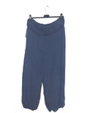 Trousers CAIRO Harlem Pants Plain Viscose Trousers - Vera Tucci OriginalsLondon Clothing DENIM