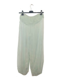 Trousers CAIRO Harlem Pants Plain Viscose Trousers - Vera Tucci OriginalsLondon Clothing DUCK EGG