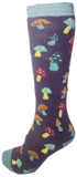 VERA TUCCI LUXURY MENS LONG SOCKS RMD2403-01-01 MUSHROOMS