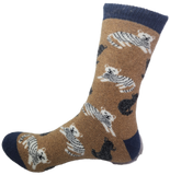 VERA TUCCI LUXURY MENS THERMAL SOCKS RMD2403-03-06 COSY CATS