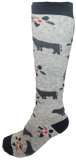 VERA TUCCI LUXURY WOMENS LONG SOCKS RMD2403-02-08 COW