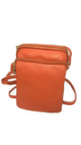 DONNA - LEATHER CROSS BODY 3 COMPARTMENTS