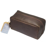 HUNTER LEATHER COSMETIC WASH BAG VERA TUCCI MB005