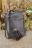 Leather / Suede Bag AMY - STYLE 007 SMALL LEATHER POUCH - Vera Tucci OriginalsBags