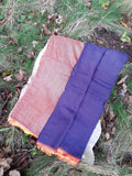 Scarves Ziggy - Zigzag Pattern Viscose Scarf - Vera Tucci OriginalsAccessories 4 Purple/Orange
