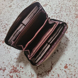 WOVEN WASHED PURSE  040W - Luxury Washed Leather Bag NEW