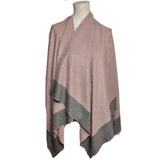 Poncho KELLY - Studed Poncho - Vera Tucci OriginalsAccessories LIGHT PINK / GREY