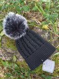 Hat POM POMS (EXTRA CHOICE FOR YOUR HATS - HAT NOT INCLUDED 4 COLS) - Vera Tucci OriginalsAccessories BLACK