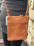 Uzma Milled Leather Small Crossbody Bag