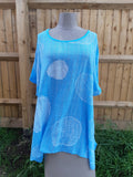 Tunic FAITH - 7S286/77286 COTTON TUNIC - Vera Tucci OriginalsSeven Style SKY