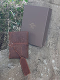 Small Leather Bound Journal Tree of Life Design