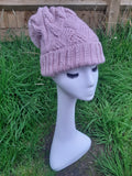 Hat IDA -AW21 NEW WEAVE POM FLEECE LINED POM POM HAT RMD202106-29 - Vera Tucci OriginalsAccessories PINK