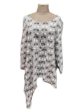 ZIG STITCH  ITALIAN ANTI CREASE LINEN BLEND ITALIAN TOP PATTERN 20