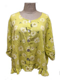 CROP JACKET - ANTI CREASE LINEN BLEND -PATTERN 10