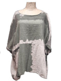 ANASTASIA - KD067 - ITALIAN COTTON TIE DYE PATTERN TOP