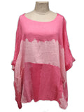 ANASTASIA - KD067 - ITALIAN COTTON TIE DYE PATTERN TOP