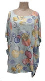 SIERRA - KD072 ITALIAN COTTON BUBBLE PATTERN TOP