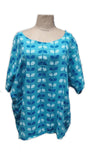 FRANCINE -12020 ITALIAN ANTI CREASE LINEN BLEND TOP