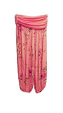 DAPHNE - Harem Pants Floral Pattern Viscose Trousers