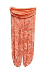 THELMA - Harem Pants Abstract Circles Pattern Viscose Trousers