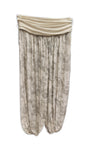 THELMA - Harem Pants Abstract Circles Pattern Viscose Trousers