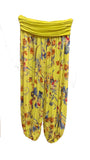 ANTONIA - Harem Pants Floral Pattern Viscose Trousers
