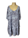 PYRA - ITALIAN COTTON PATTERNED TUNIC KD165