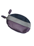 ALICE MULTI Milled Leather Half Moon Coin Purse