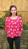 CROP JACKET - ANTI CREASE LINEN BLEND -PATTERN 10