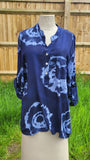 KD179 ITALIAN VISCOSE TOP WAVES PETTERN